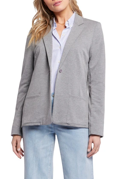 Nydj Sweatshirt Blazer In Heather Grey