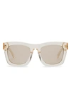 Electric 'crasher' 53mm Retro Sunglasses In Champagne/ Amber