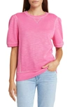 Tommy Bahama Tobago Bay Puff Sleeve Sweatshirt In Pink