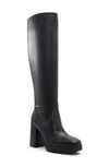 Aldo Equine Knee High Boot In Black