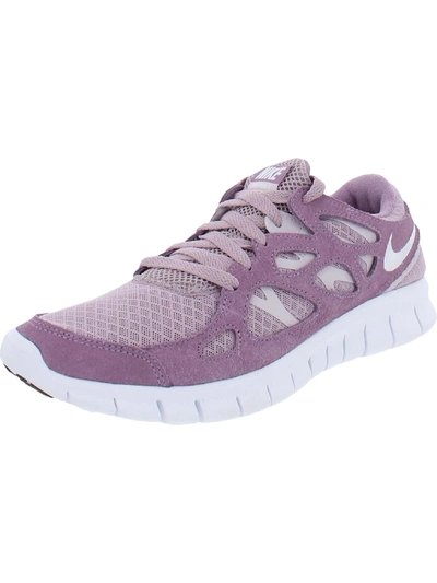 Nike Womens Suede Fitness Running Shoes In Multi