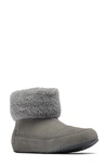 Sorel Go Stumptown Faux Fur Lined Bootie In Quarry/ Grill