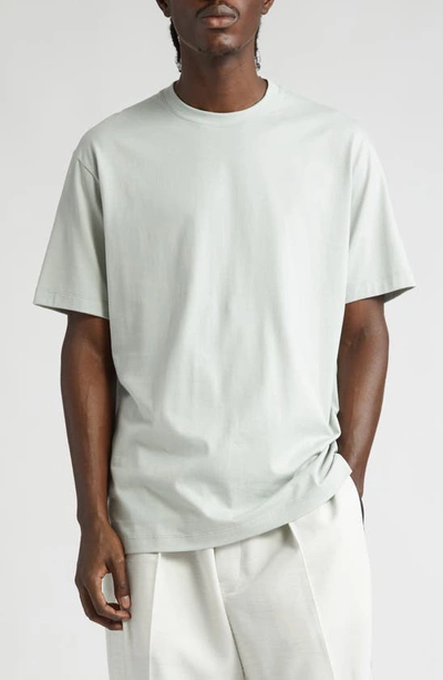 Y-3 Relaxed Fit Cotton T-shirt In Grey