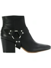Buttero Adjustable Strap Ankle Boots