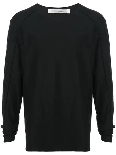 Individual Sentiments Raw Edge Shirt - Black