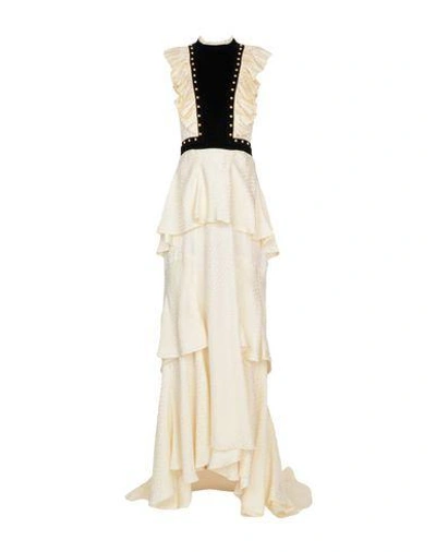 Philosophy Di Lorenzo Serafini Long Dress In Ivory