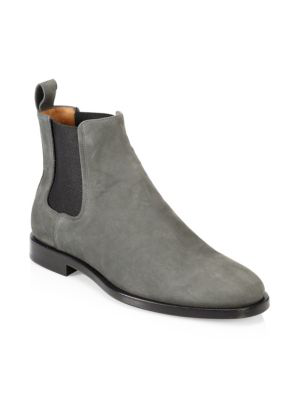 lanvin suede chelsea boots