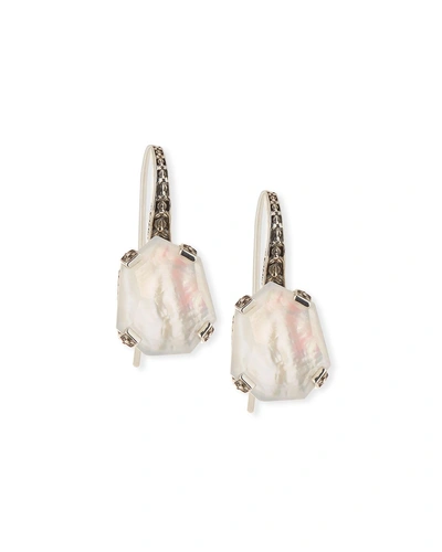 Stephen Dweck Galactical Drop Earrings, White