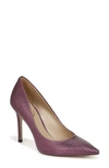 Sam Edelman Hazel Pointed Toe Pump Orchid Metallic In Blue