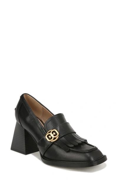 Sam Edelman Quinly Block Heel Loafer In Black