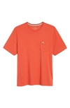 Tommy Bahama 'new Bali Sky' Original Fit Crewneck Pocket T-shirt In Bright Coral