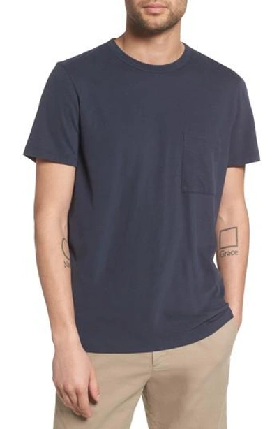Theory Essential Pocket T-shirt In Finch