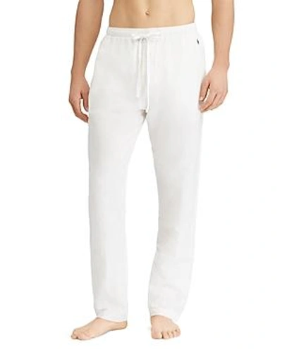 Polo Ralph Lauren Walker Plaid Cotton & Linen Pajama Pants In Nevis/ Bright Navy