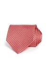 Ferragamo Filo Gancini Classic Tie In Red