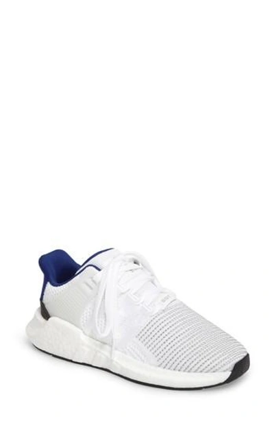 Adidas Originals Eqt Support 93/17 Sneaker In White/ White/ Core Black