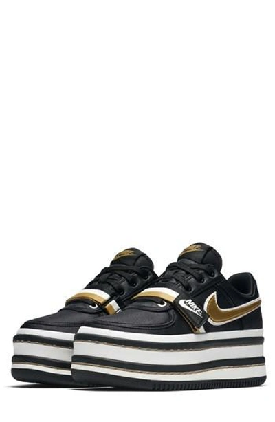 Nike Vandal 2k Sneaker In Black/ Gold/ Summit White