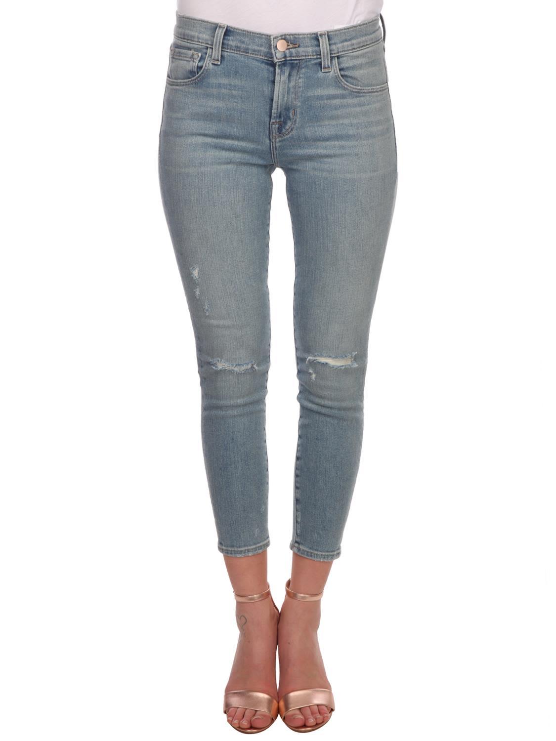 J Brand Capri Jeans In Light Blue ModeSens