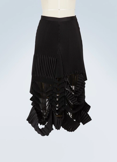 Maison Margiela Deconstructed Skirt In Black