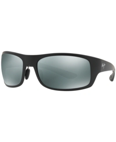 Maui Jim Polarized Sunglasses , 440 Big Wave 67 In Grey Polar