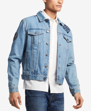 macys jean jacket mens