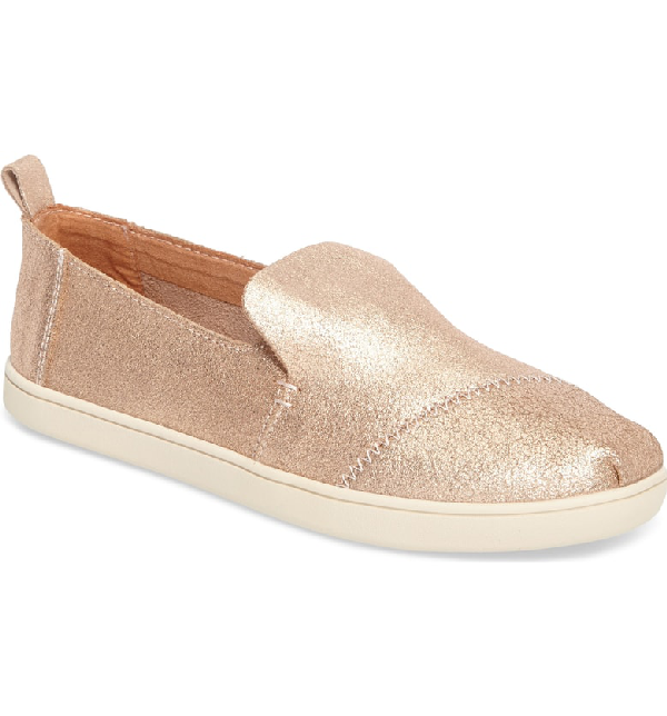 toms deconstructed alpargata rose gold
