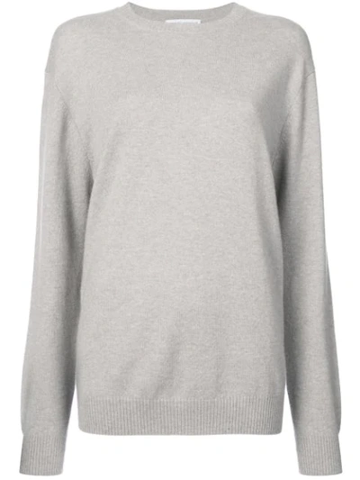 Alexandra Golovanoff Round Neck Sweatshirt In Grey