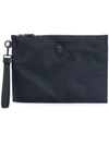 Versace Medusa Clutch Bag In Blue