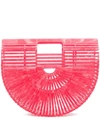 Cult Gaia Basket Bag - Pink