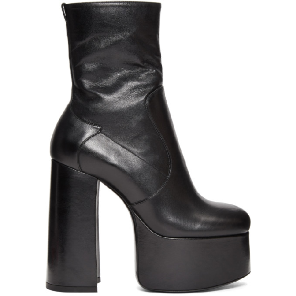 saint laurent billy kangaroo leather platform boot