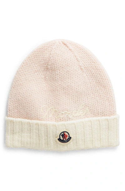 Moncler Babies' Extra-fine Wool Beanie In White