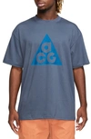 Nike Men's  Acg Short-sleeve T-shirt In Blue