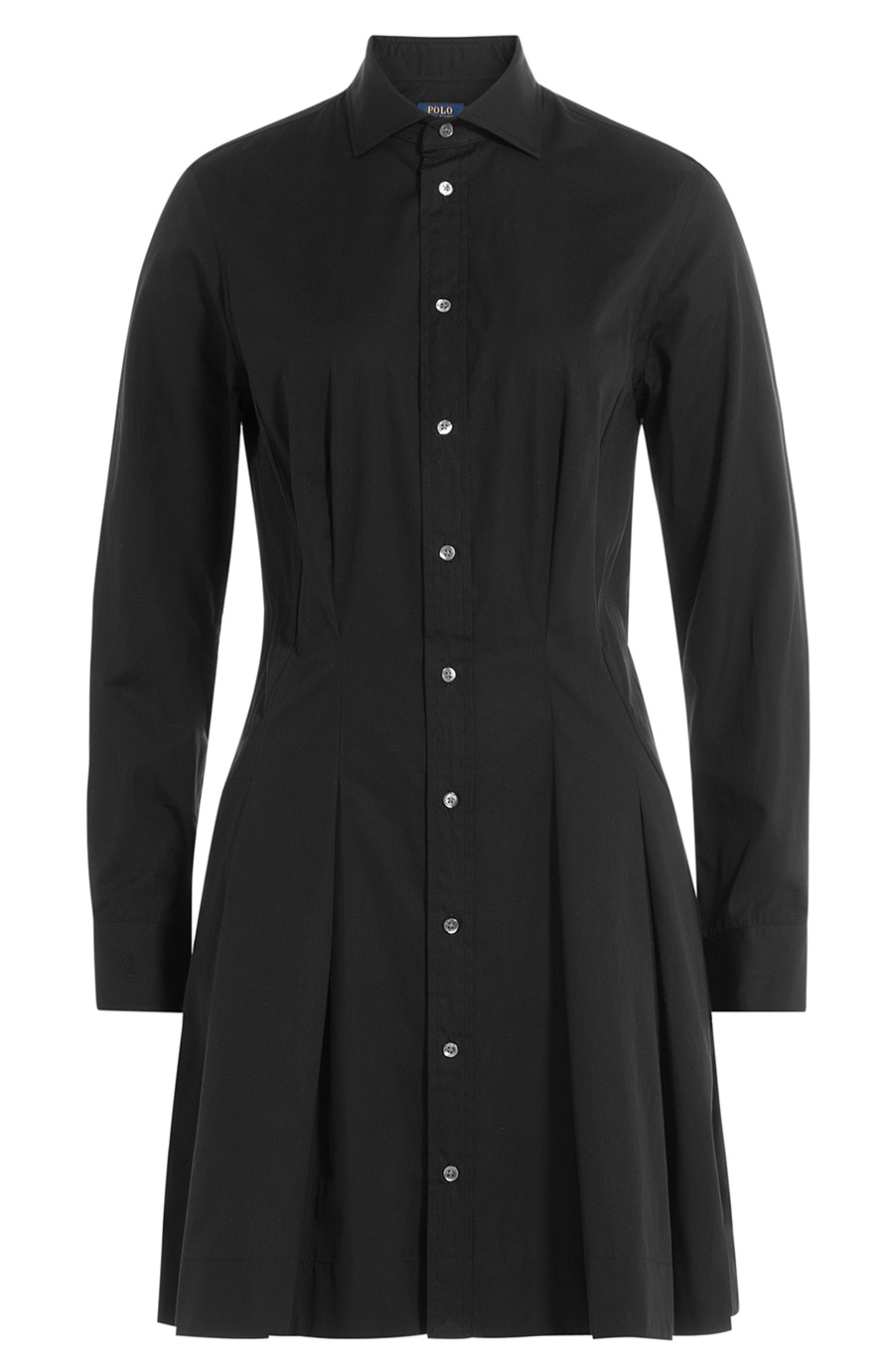 Polo Ralph Lauren Charlotte Flared Shirt Dress In Polo Llack | ModeSens