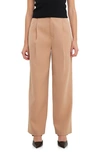 Endless Rose Women's High-waisted Suit Trousers In Khaki