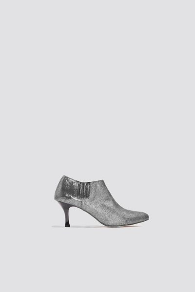Trendyol Metallic Ankle Boot - Silver