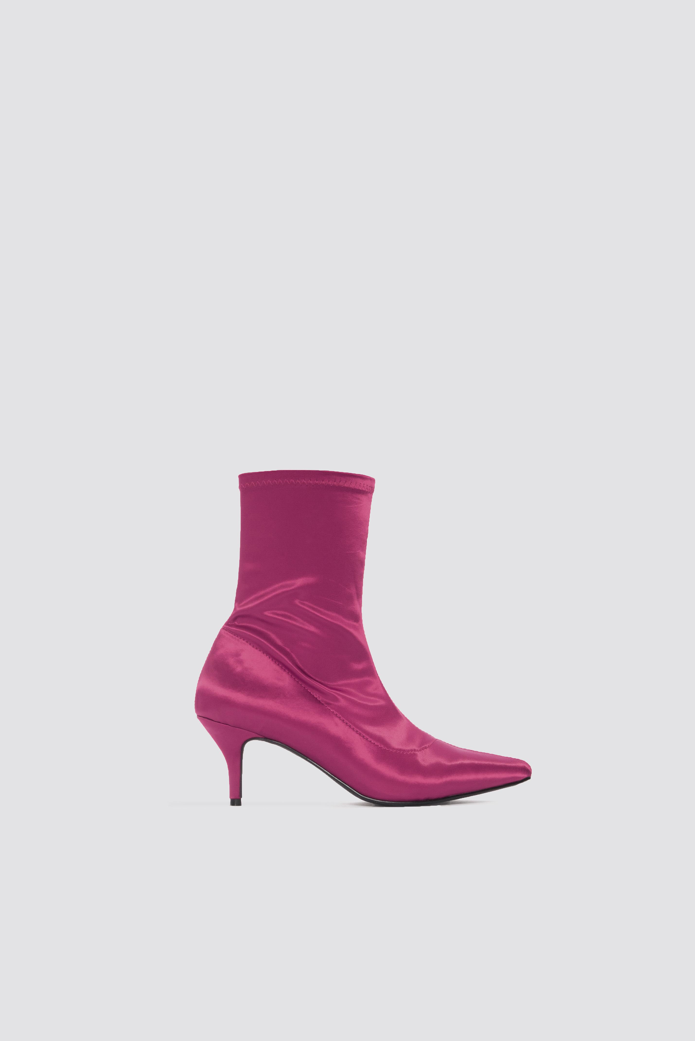 burgundy kitten heel boots