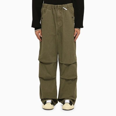 Miharayasuhiro Ripstop Military Cotton Pants In Orange