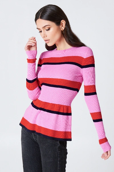 Mbym Mindy Knit - Pink, Multicolor In Pink,multicolor