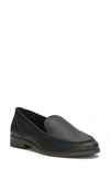 Lucky Brand Women's Palani Slip-on Flat Loafers In Black Leather