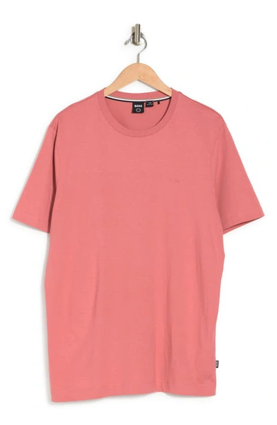 Hugo Boss Thompson Solid T-shirt In Pink