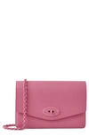 Mulberry Small Darley Leather Clutch In Rosa