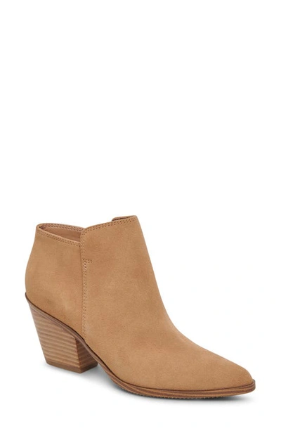 Blondo Noel Waterproof Pointed Toe Bootie In Tortilla Suede