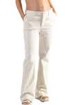 Cache Coeur Sabrina High Waist Flare Maternity Jeans In Beige