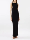 Khaite Evelyn Stretch-knit Maxi Dress In Black