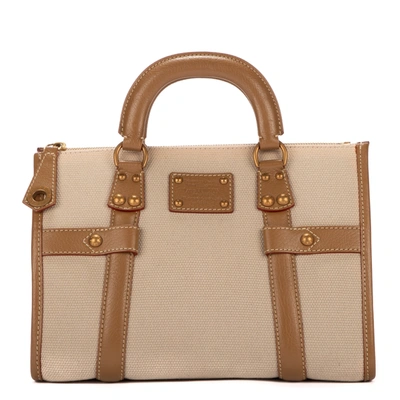 Pre-owned Louis Vuitton Ltd. Ed. Neverfull Trianon In Beige