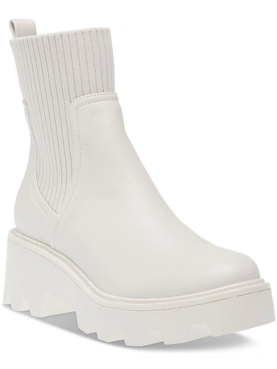Dolce Vita Villa Womens Faux Leather Block Heel Mid-calf Boots In Multi