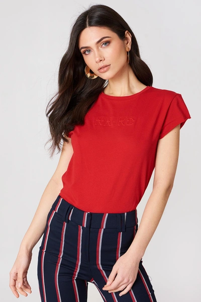 Na-kd Stitch Tee - Red