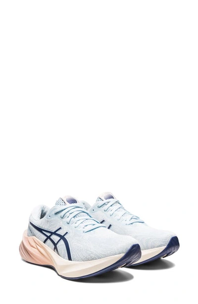 Asics Novablast 3 Running Shoe In Sky/ Cream