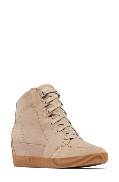 Sorel Out N About Wedge Ii Shoe In Omega Taupe/gum