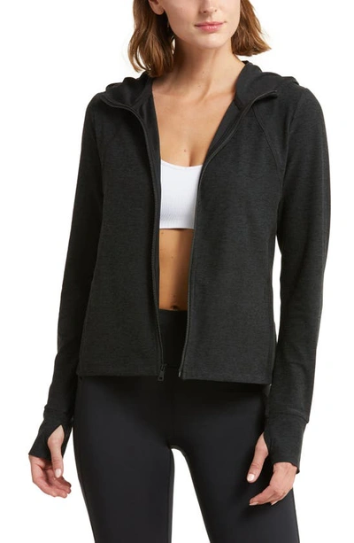 Beyond Yoga Spacedye High Energy Hoodie In Black