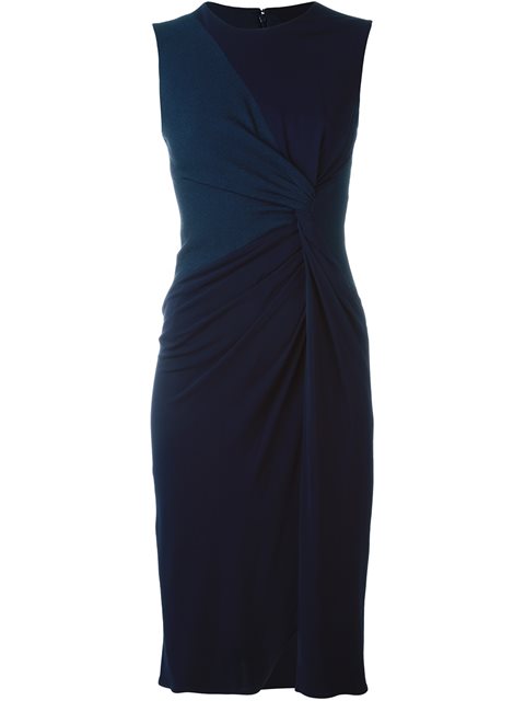 Versace Contrast Colour Wrap Dress | ModeSens